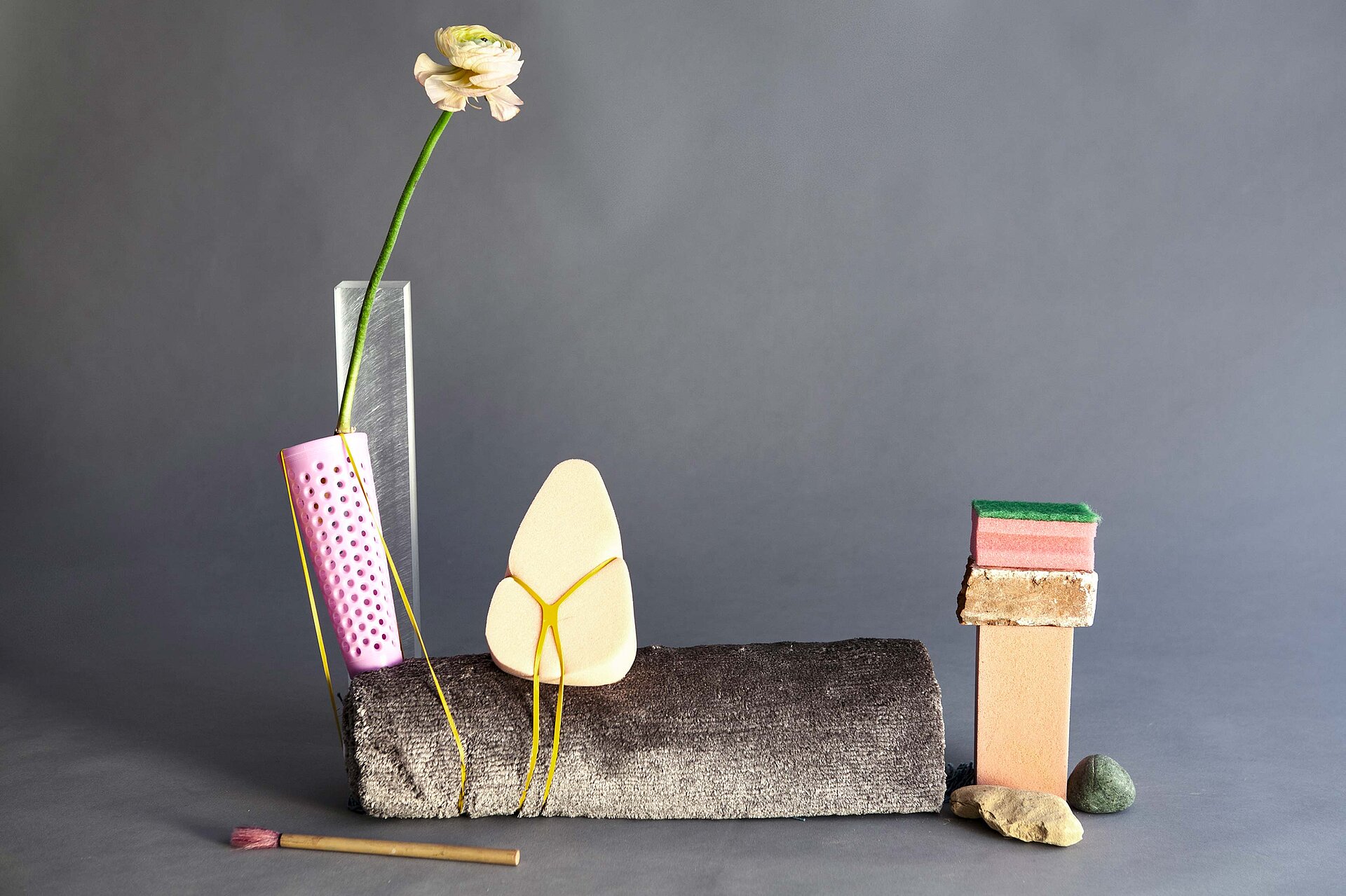 MIK atelier design objects sponge flower branding bern