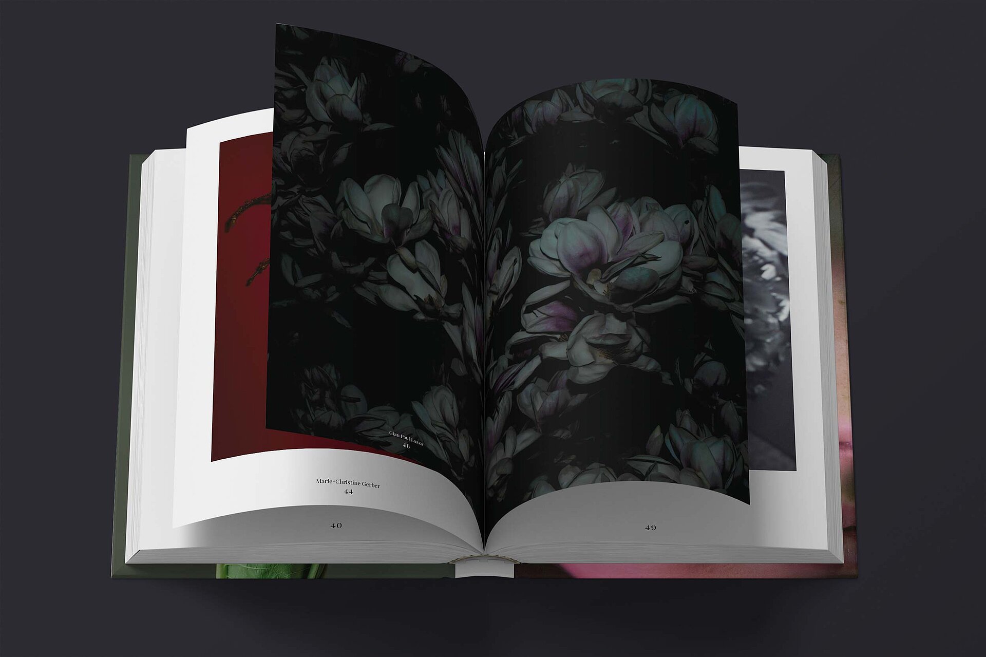 Melanie JeanRichard book sites dark flower photo branding bern